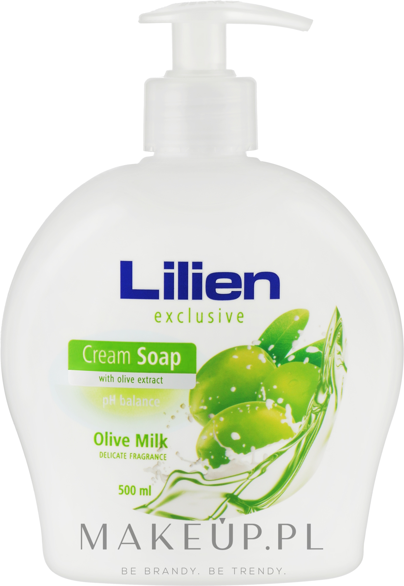 Kremowe mydło płynie Oliwkowe - Lilien Olive Milk Cream Soap — Zdjęcie 500 ml