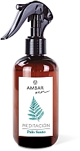 Perfumowany spray do wnętrz Palo santo - Ambar Zen Meditacion Palo Santo Home Spray — Zdjęcie N1