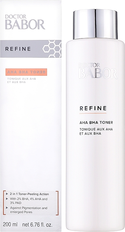 Tonik z kwasami AHA i BHA do twarzy - Babor Doctor Babor Refine AHA BHA Toner — Zdjęcie N2