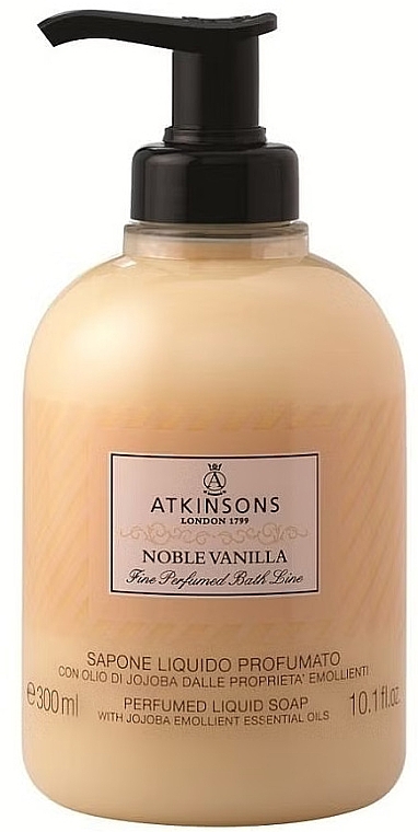 Mydło w płynie Wanilia - Atkinsons Noble Vanilla Liquid Soap — Zdjęcie N1