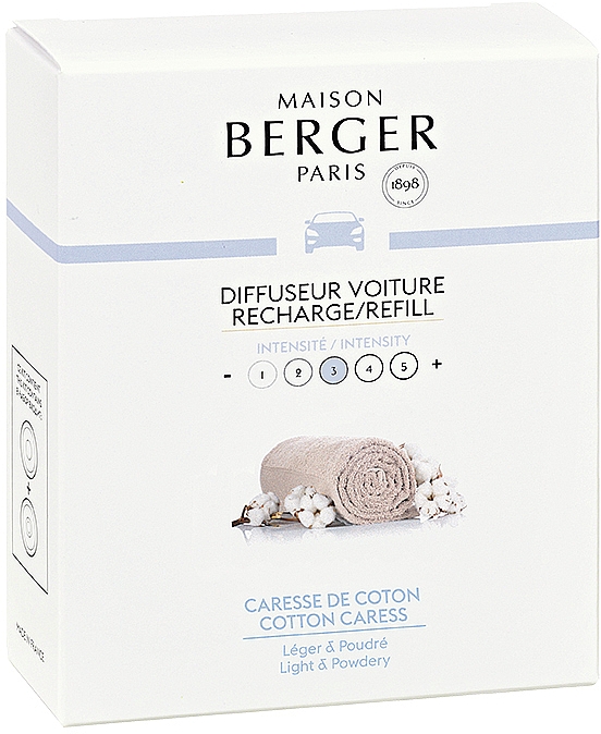 Maison Berger Cotton Caress - Zestaw (cer/tabl 2 pcs) — Zdjęcie N1