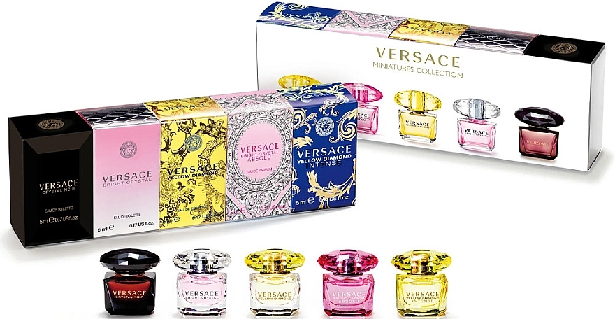 Versace Mini Set Fragrances - Zestaw (edt/5 ml*3 + edp/5 ml*2) — Zdjęcie N1