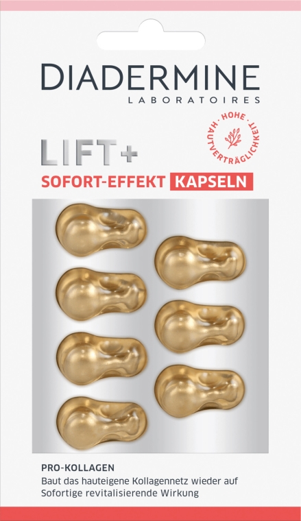 Kapsułki liftingujące do twarzy - Diadermine Lift+ Sofort Effect Capsules — Zdjęcie N1