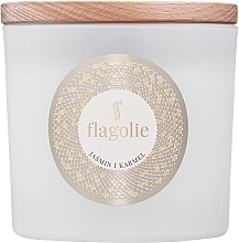 Świeca zapachowa w szkle Jaśmin i karmel - Flagolie Fragranced Candle Jasmine And Caramel — Zdjęcie N1