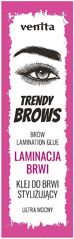 Klej do laminowania brwi - Venita Trendy Brows Brow Lamination Glue — Zdjęcie N1