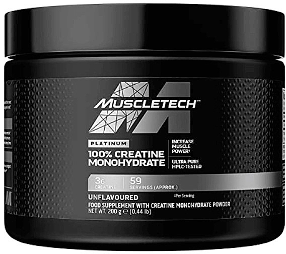 Monohydrat kreatyny - MuscleTech Platinum 100% Creatine Monohydrate — Zdjęcie N1