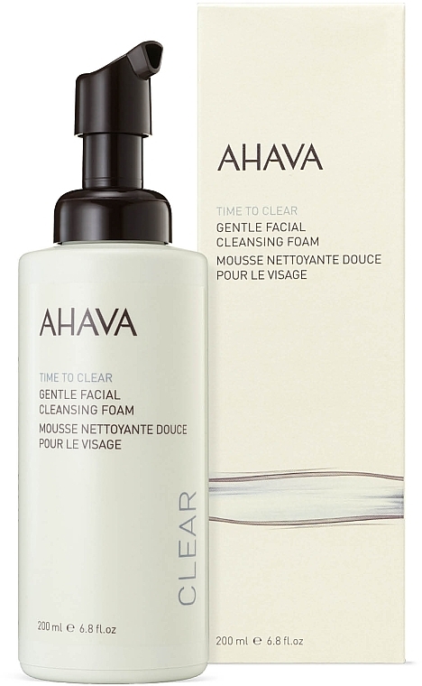 Delikatnie oczyszczająca pianka do twarzy - Ahava Time to Clear Gentle Facial Cleansing Foam — Zdjęcie N2