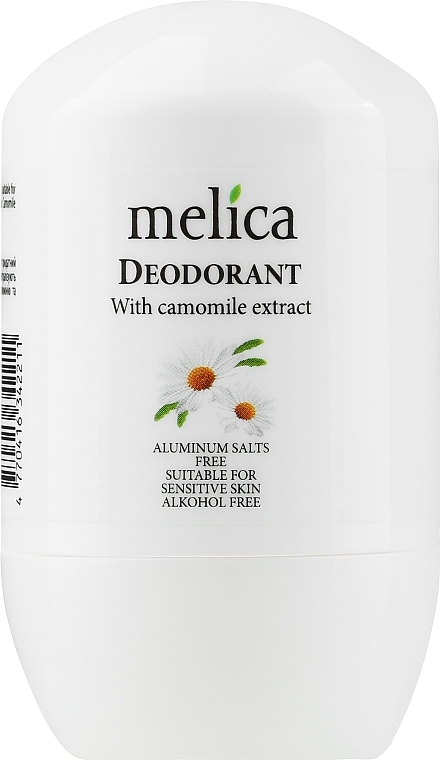 Rumiankowy dezodorant w kulce - Melica Organic With Camomille Extract Deodorant — Zdjęcie N1