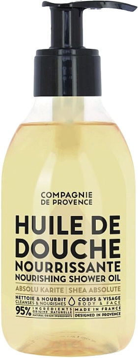 Odżywczy olejek pod prysznic - Compagnie De Provence Shea Absolute Nourishing Shower Oil — Zdjęcie N1