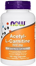 Kup Karnityna w vegańskich kapsułkach wspierająca proces produkowania energii - Now Foods Acetyl-L-Carnitine