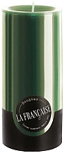 Świeca cylindryczna, średnica 7 cm, wysokość 15 cm - Bougies La Francaise Cylindre Candle Green — Zdjęcie N1