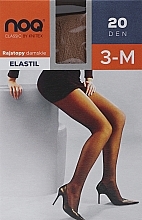 Rajstopy damskie Elastil 20 DEN, beige - Knittex — Zdjęcie N2