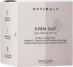Krem do twarzy na dzień SPF20 - Oriflame Optimals Even Out UniTone Day Cream SPF 20 — Zdjęcie N2