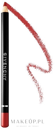 PRZECENA! Wodoodporna kredka do ust - Givenchy Lip Liner Pencil * — Zdjęcie 06 - Carmin Escarpin