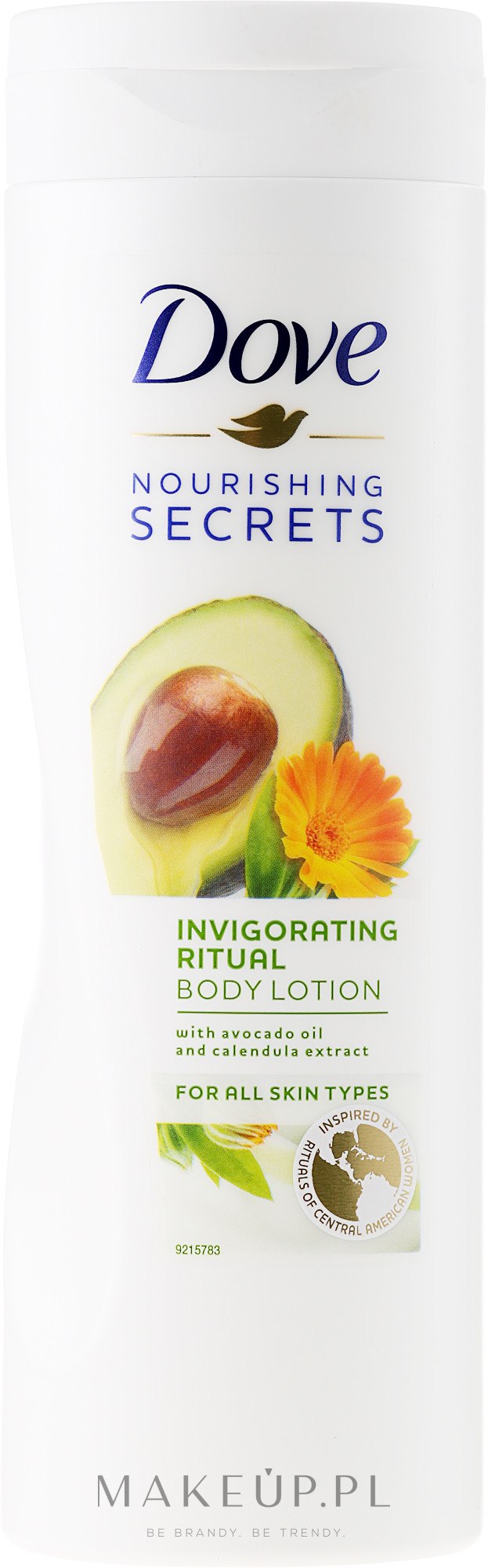 Balsam do ciała Olej awokado i ekstrakt z nagietka - Dove Nourishing Secrets Invigorating Ritual Body Lotion — Zdjęcie 400 ml