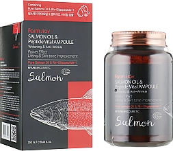 Kup Serum do twarzy z olejem z łososia i peptydami - FarmStay Salmon Oil & Peptide Vital Ampoule