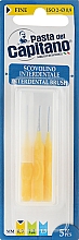 Zestaw szczoteczek międzyzębowych, żółty - Pasta Del Capitano Interdental Brush Fine 0.9 mm — Zdjęcie N1