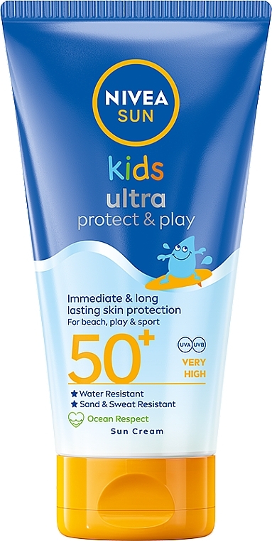 Balsam ochronny do opalania dla dzieci - NIVEA SUN Kids Ultra Protect & Play Sun Cream SPF50+ — Zdjęcie N1