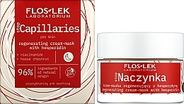 Kremowa maska na noc z hesperydyną - Floslek Stop Capillary Regenerating Cream-Mask With Hesperidin For The Night — Zdjęcie N2