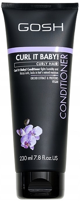 Odżywka do włosów kręconych z ekstraktem z orchidei i proteinami - Gosh Copenhagen Curl It Baby Curly Hair Conditioner — Zdjęcie N1