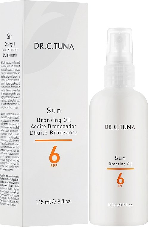 Brązujący olejek w sprayu - Farmasi Dr. C. Tuna Sun Bronzing Oil SPF6 — Zdjęcie N2