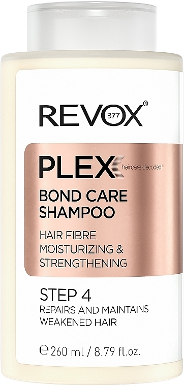 Rewitalizujący szampon do włosów - Revox Plex Bond Care Shampoo Step 4