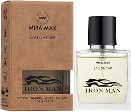 Kup Odświeżacz powietrza do samochodu - Mira Max Eau De Car Iron Man Perfume Natural Spray For Car Vaporisateur