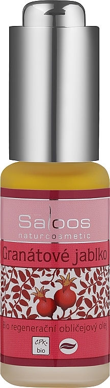 Regenerujący olejek do twarzy Granat - Saloos — Zdjęcie N1