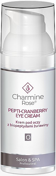 Krem pod oczy z biopeptydami żurawinowymi - Charmine Rose Pepti-Cranberry Eye Cream — Zdjęcie N1