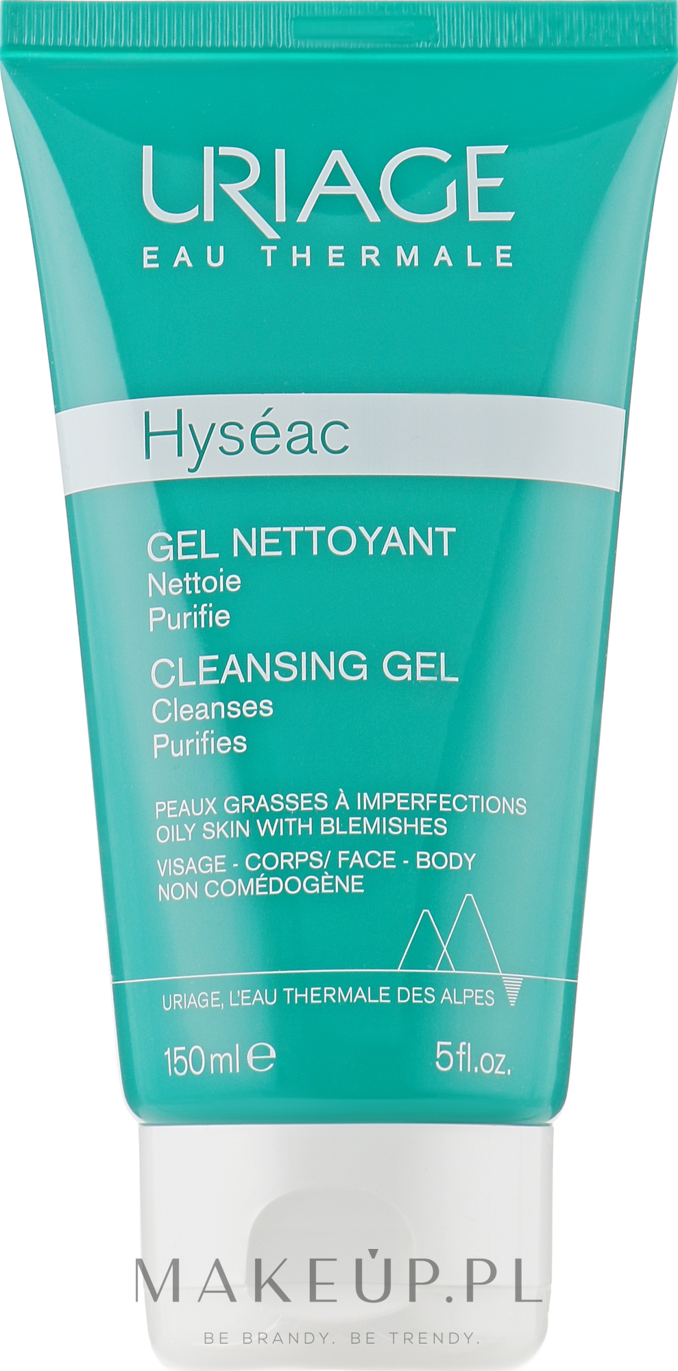 Łagodny żel oczyszczający do skóry mieszanej i tłustej - Uriage Hyséac Cleansing Gel Combination to Oily Skin — Zdjęcie 150 ml