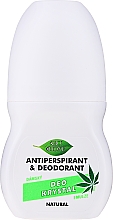 Dezodorant w kulce bez soli aluminium - Bione Cosmetics Deodorant Green — Zdjęcie N1