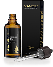 Olej arganowy - Nanoil Body Face and Hair Argan Oil — Zdjęcie N4