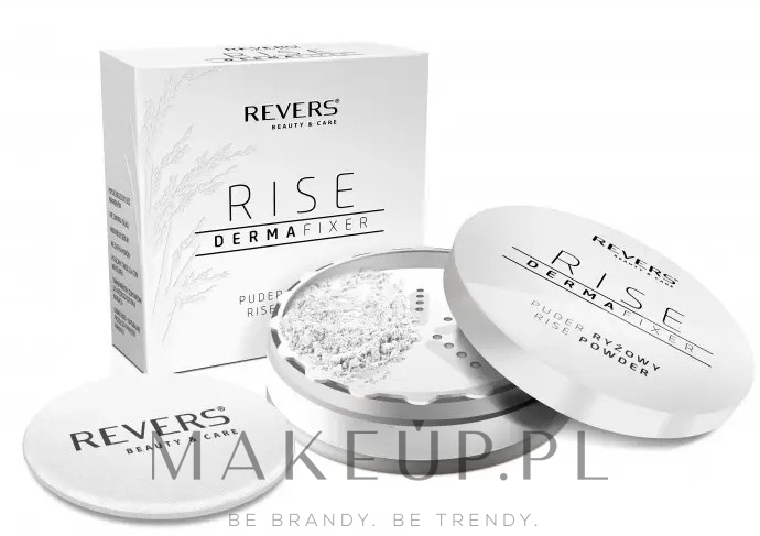 Puder ryżowy utrwalający makijaż - Revers Rise Powder Derma Fixer — Zdjęcie 15 g