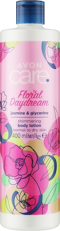 Balsam do ciała z efektem połysku Kwitnący ogród - Avon Care Floral Daydream Jasmine & Glycerine Body Lotion — Zdjęcie N1