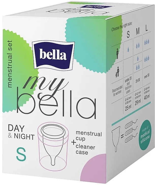 Kubeczek menstruacyjny, rozmiar S - Bella My Bella — Zdjęcie N1