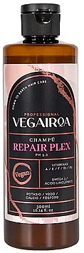 Szampon do włosów zniszczonych - Vegairoa Repair Plex Shampoo — Zdjęcie N1