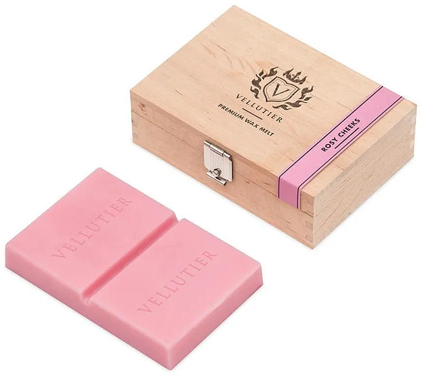 Wosk zapachowy do kominka Różowe policzki - Vellutier Rosy Cheeks Premium Wax Melt — Zdjęcie N1