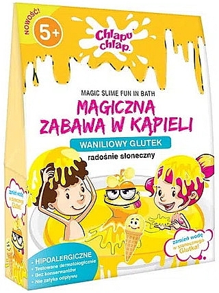 Waniliowy glutek do kąpieli - Chlapu Chlap Magic Slime Fun In Bath — Zdjęcie N1