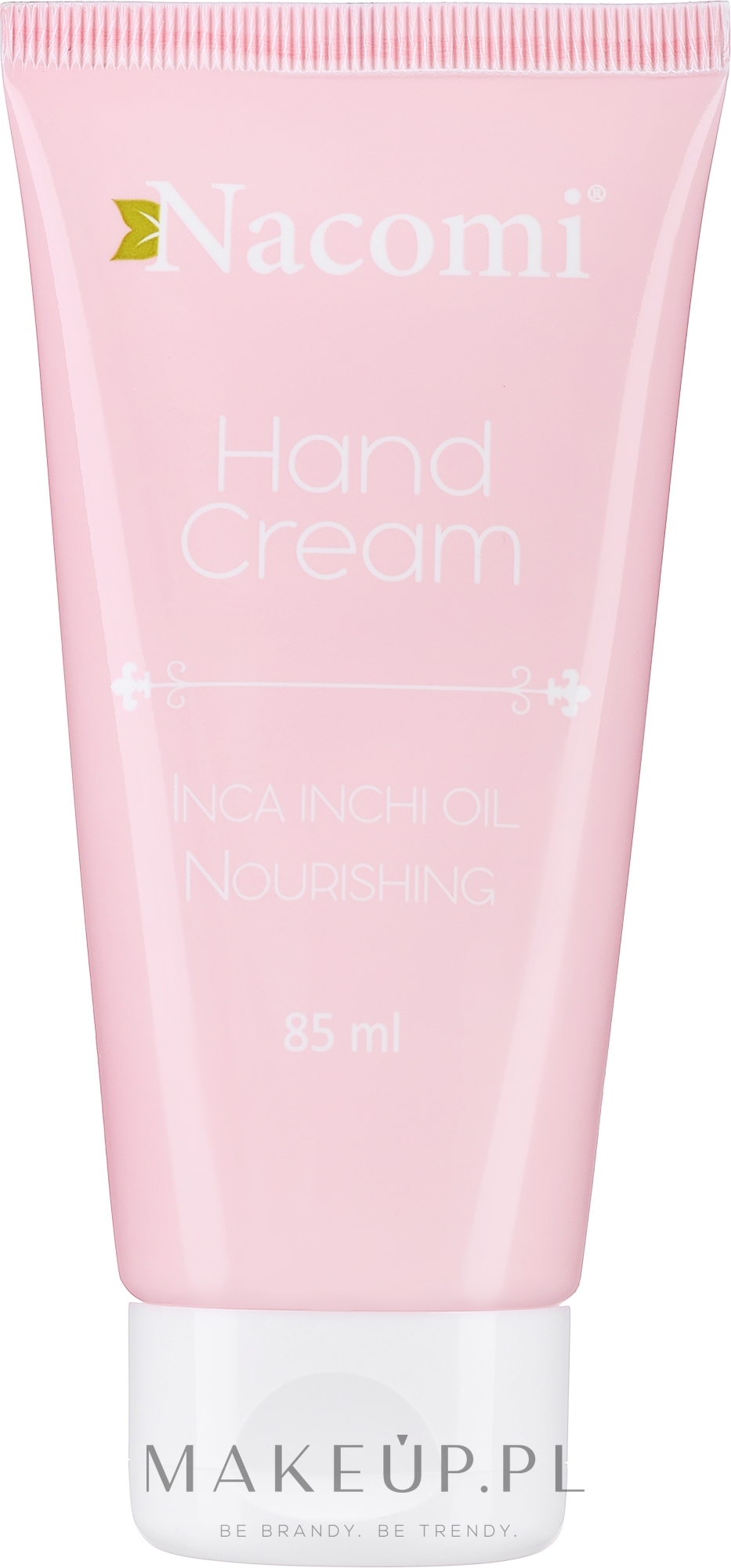 Odżywczy krem do rąk Olej inca inchi - Nacomi Nourishing Hand Cream — Zdjęcie 85 ml