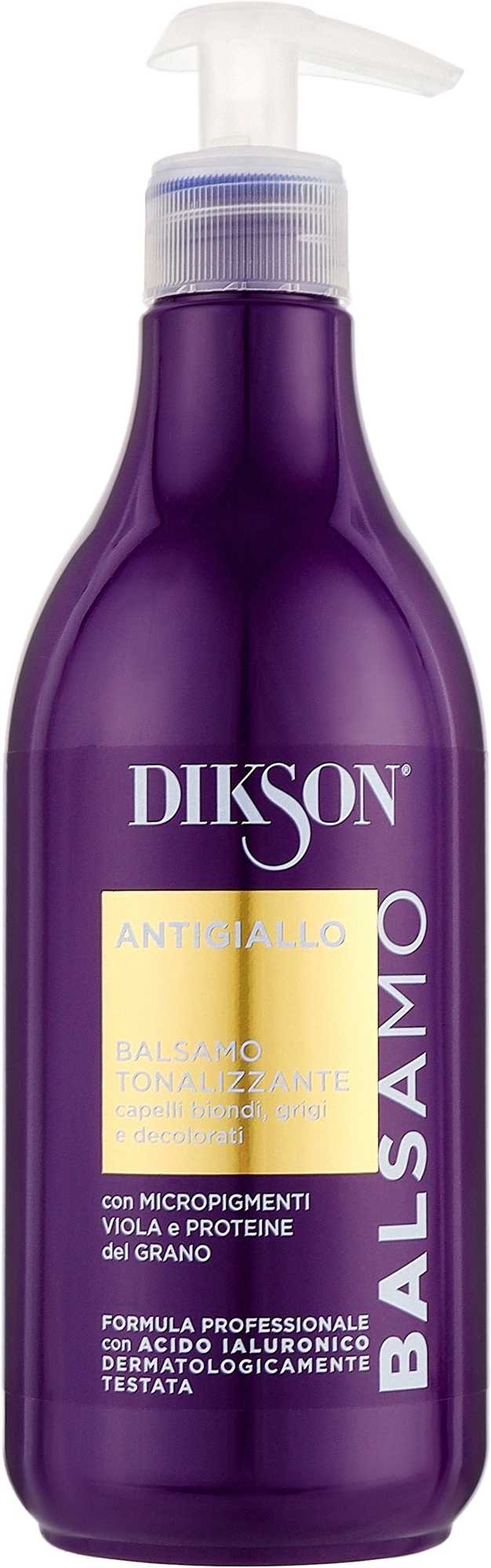 Balsam do włosów blond i rozjaśnianych - Dikson Antigiallo Balm — Zdjęcie 500 ml