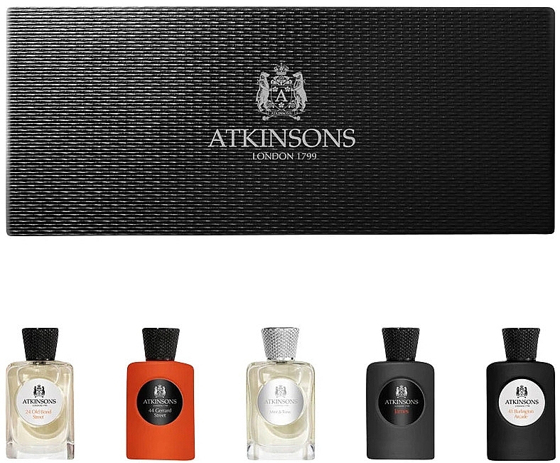 Atkinsons The Gentlefolk Miniature Set - Zestaw miniatur (edc 2 x 5 ml + edp 3 x 5 ml) — Zdjęcie N1