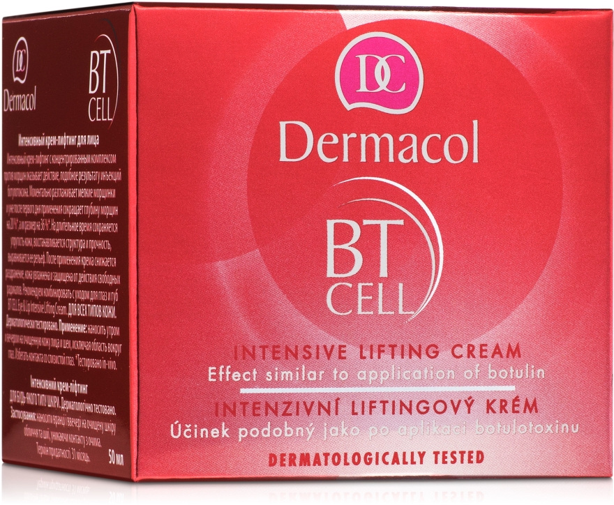 Krem intensywnie liftingujący do twarzy - Dermacol BT Cell Intensive Lifting Cream — Zdjęcie N3
