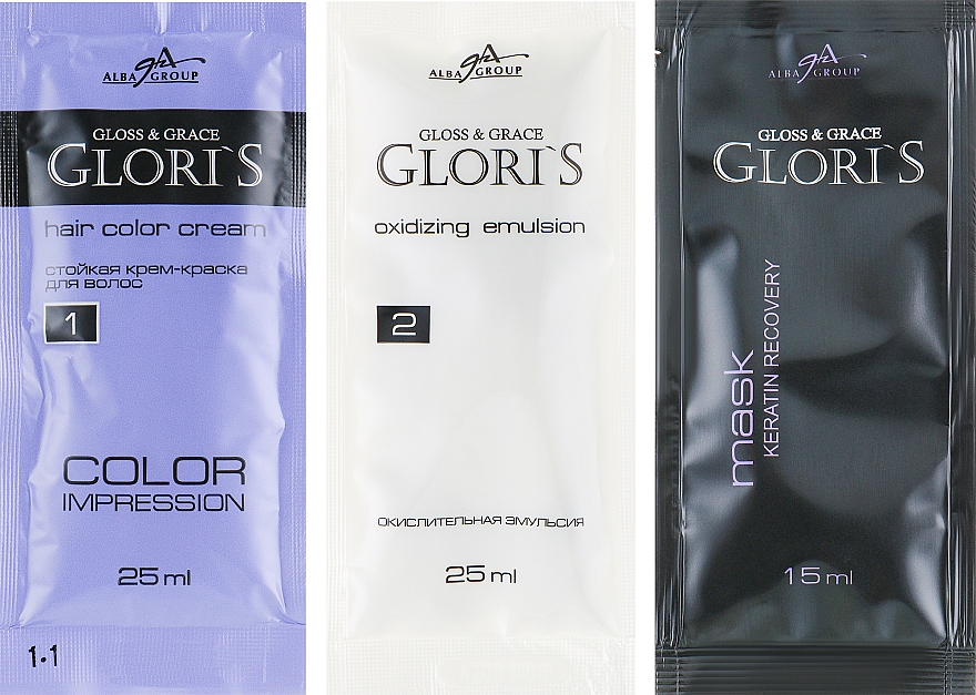 Kremowa farba do włosów - Glori's Gloss&Grace — Zdjęcie N2
