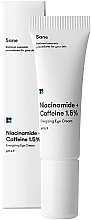 Energizujący krem pod oczy na cienie i obrzęki z niacynamidem i kofeiną - Sane Niacinamide + Caffeine 1.5% Energizing Eye Cream — Zdjęcie N2