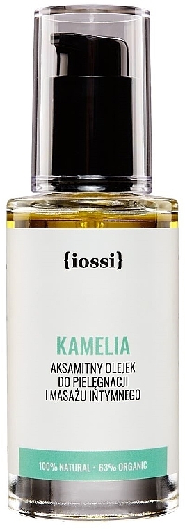 Aksamitny olejek do pielęgnacji i masażu intymnego - Iossi Camelia — Zdjęcie N1