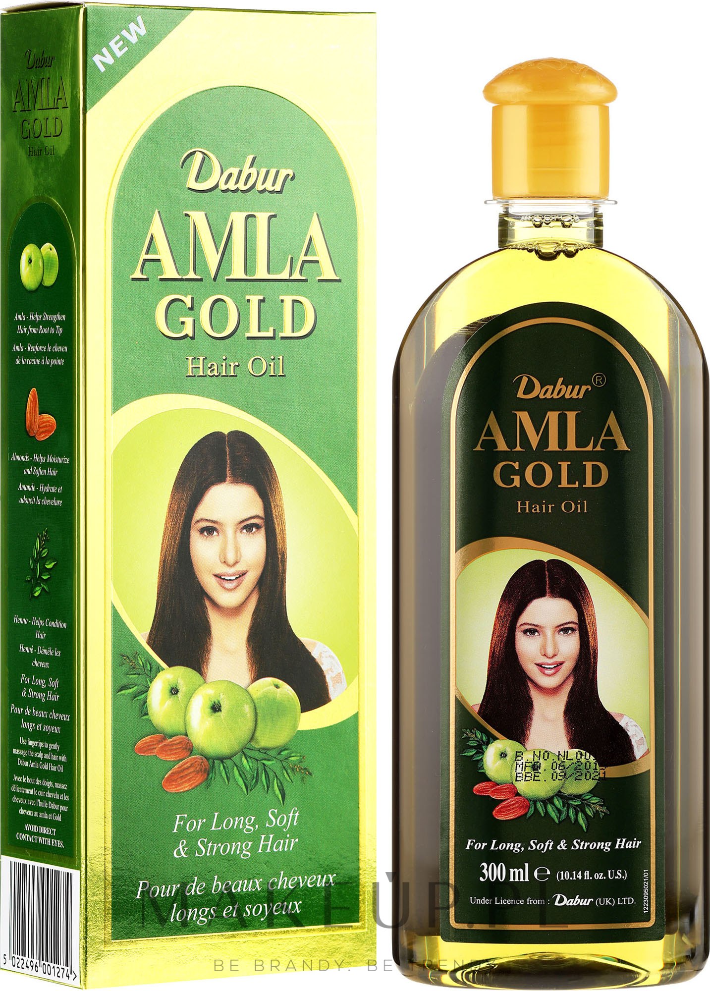 Olejek do włosów - Dabur Amla Gold Hair Oil — Zdjęcie 300 ml