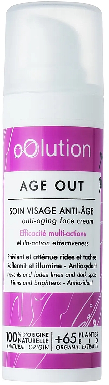 Przeciwzmarszczkowy krem do twarzy - oOlution Age Out Anti-Aging Face Cream — Zdjęcie N1