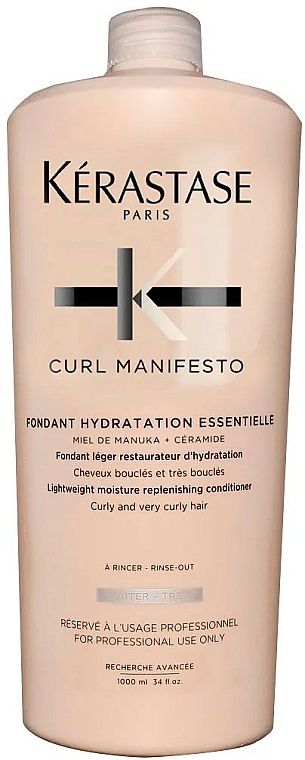 Nawilżająca odżywka do włosów kręconych Miód manuka i ceramidy	 - Kerastase Curl Manifesto Fondant Essentielle — Zdjęcie N2
