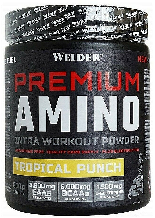 Kompleks aminokwasów Tropical Punch - Weider Premium Amino Tropical Punch — Zdjęcie N1