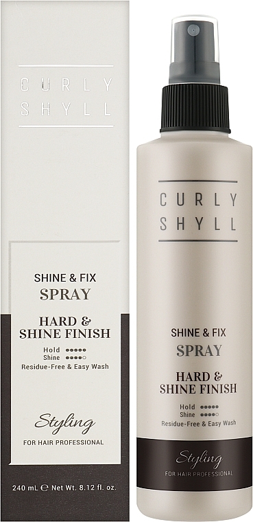 Utrwalający lakier do włosów - Curly Shyll Shine & Fix Spray — Zdjęcie N3